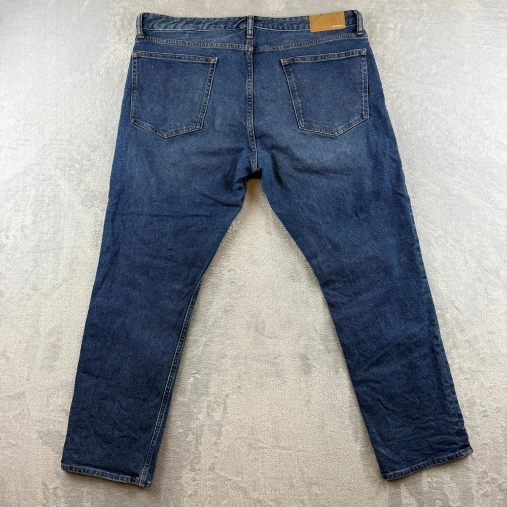 Bonobos Jeans Mens 36x30 Blue Slim Tapered Fit Dark Wash Stretch Denim